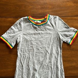 Rainbow T-Shirt Dress